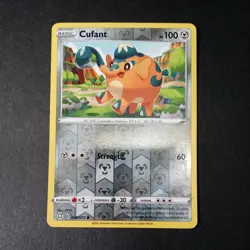 Pokemon Shining Fates Cufant Reverse Holo Common Card 049/072 NM - Image 1