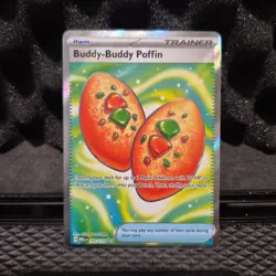 Pokemon Mega Evolution Buddy-Buddy Poffin Full Art 167/132 - Image 1