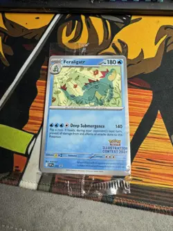 Pokemon Illustration Contest 2024 Promo SEALED Feraligatr Pikachu & Toxtricity - Image 1