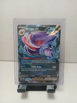 Gengar EX 104/162 Temporal Forces Ultra Rare Pokemon 2024 - Image 1