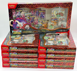 Lot of (9) Pokemon TCG Great Tusk & Iron Treads ex Premium Collection Boxes NEW - Image 1