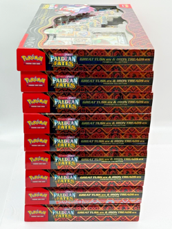 Lot of (9) Pokemon TCG Great Tusk & Iron Treads ex Premium Collection Boxes NEW - Image 4