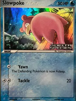 2005 Pokemon EX Delta Species- Slowpoke 83/113 Reverse Holo- Low POP- PSA Mint 9 - Image 4