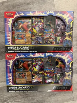 Pokemon TCG Mega Lucario EX Figure Collection - LOT OF X2 - NEW - SEALED ✅ - Image 1