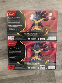 Pokemon TCG Mega Lucario EX Figure Collection - LOT OF X2 - NEW - SEALED ✅ - Image 4