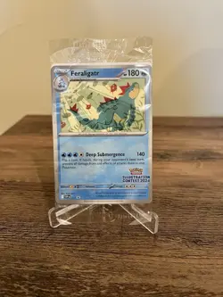 Pokemon TCG Illustration Contest 2024 Sealed Pack Feraligatr Pikachu Toxtricity - Image 1