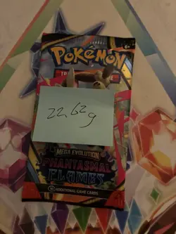 Heavy! 22.62g Pokemon TCG ME Phantasmal Flames Pack Sealed! - Image 2