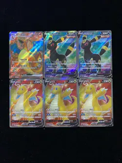2024 Pokemon TCG S-Chinese CS4aC 151/132 175/151 SR Umbreon V Holo Lot*6 AM11 - Image 1