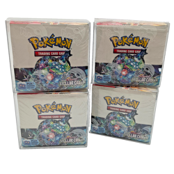 Lot of (4) Pokemon TCG Scarlet & Violet Stellar Crown Booster Boxes SEALED - Image 1
