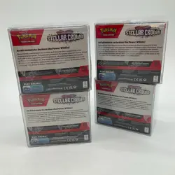 Lot of (4) Pokemon TCG Scarlet & Violet Stellar Crown Booster Boxes SEALED - Image 2