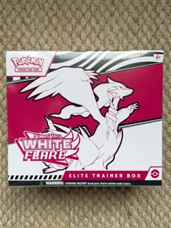Pokemon Scarlet And Violet White Flare Elite Trainer Box - Image 1