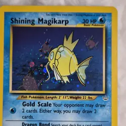 Pokemon Shining Magikarp 66/64 Neo Revelation Secret Rare 2000 Basic 30 HP Holo - Image 2