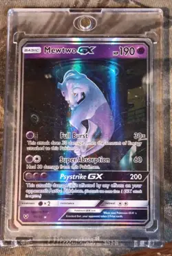 The Pokemon Company Mewtwo GX 78/73 Shining Legends Full Art Shiny Holo Rare - Image 1