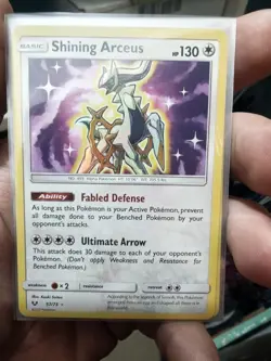 Pokemon Shining Arceus 57/73 Shining Legends Shiny Holo Rare Basic 130 HP - Image 1