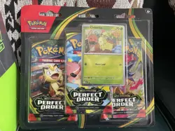 Pokemon Perfect Order Bundle: Elite Trainer Box, Booster Packs, Sleeve - Image 4