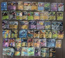 100 Lot Pokemon TCG Chinese Card RR ex Kyogre Alakazam Ninetales Maushold AY15 - Image 1