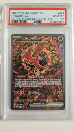 Pokemon Oricorio ex 024 Me: Mega Evolution Promo Holo EX PSA 10 Promo Card - Image 1