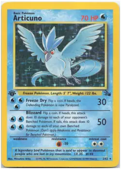 Articuno (2) - 02/62 FO Fossil MP - Pokemon TCG - Image 1