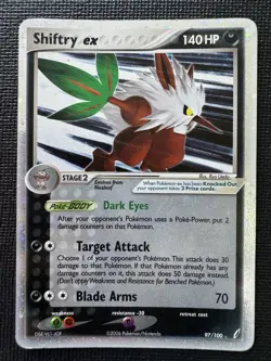 Shiftry ex 97/100 Crystal Guardians Holo Ultra Rare Pokemon TCG 2006 - Image 1