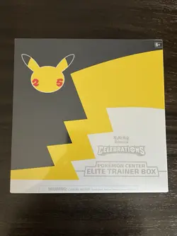 Pokemon 25th Anniversary Celebrations Pokemon Center ETB Factory Sealed - Image 1