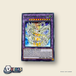 Yu-Gi-Oh! 1st Edition Cyber Eternity Dragon (Green) Ultra Rare - LDS2-EN033 - NM - Image 1