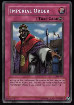 Imperial Order PSV-104 Secret Rare Yu-Gi-Oh - Image 1