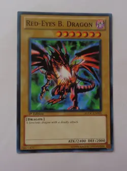 Red-Eyes B. Dragon SDDC-EN005 (Common, 1st Edition, Lightly Played / LP) - Image 1