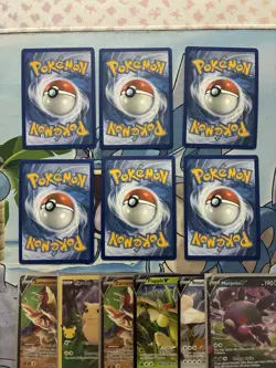 Pokemon Card Full Art Alt Art Fire Pikachu Suicune Umbreon - Image 2