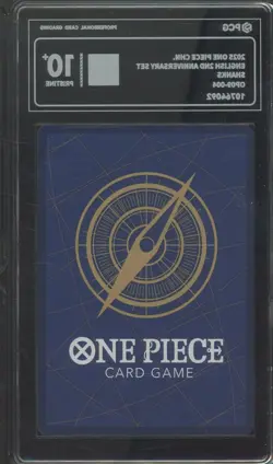 2025 One Piece Chinese 2nd Anniversary Set OP09-004 Shanks PCG 10 PRISTINE - Image 2