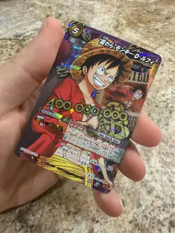 2012 ONE PIECE Miracle Battle OP-11 LUFFY WANTED POSTER PROMO RARE VINTAGE TCG - Image 1