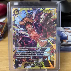 Bandai Monkey D. Luffy OP10-118 Royal Blood Secret Rare Foil 7000 English - Image 1