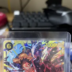Bandai Monkey D. Luffy OP10-118 Royal Blood Secret Rare Foil 7000 English - Image 2