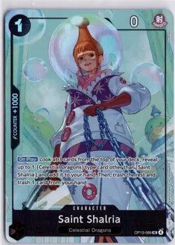 Saint Shalria One Piece TCG OP13-086 Best Selection Vol. 5 English Alt Promo - Image 1