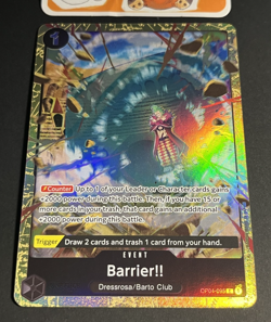 One Piece Barrier!! OP04-095 Alternate Art Foil - Image 1