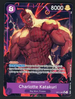 One Piece English OP11-067 Charlotte Katakuri Alternate Art Super Rare - Image 1