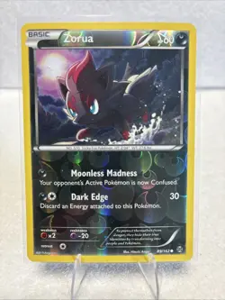 ZORUA 89/162 LP REVERSE HOLO BREAKTHROUGH POKEMON CARD TCG FREE SHIPPING - Image 1