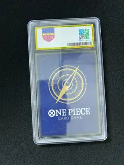 2022 One Piece TCG Japanese Trading Card #P-037 Monkey D Luffy PGS 9.5 LU57 - Image 2