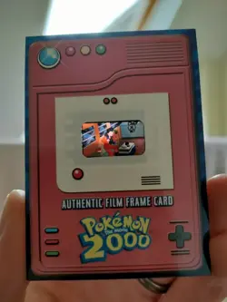 ✔ TOPPS Film Frame Movie 2000 Pokemon Authentic Card Pikachu Lugia Ash - Image 1