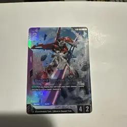 Gundam card Game sword Impulse Gundam ST09 Destiny Ignition C+ parallel - Image 1
