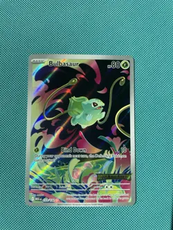 Pokemon TCG Bulbasaur Card 133/132 Mega Evolution Holo Sir - Image 1