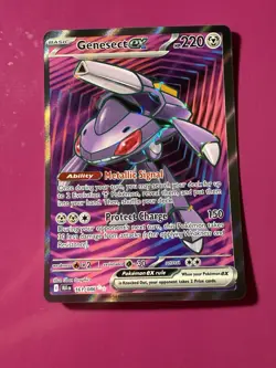 Genesect EX 161/086 Full Art NM/M Black Bolt Pokemon Card - Image 1