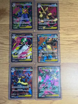 Pokemon TCG Mega Evolution Ultra Rare Full Art - Lot of 6 cards - Image 1