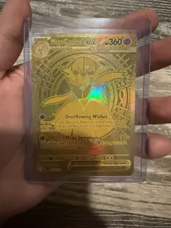 Pokemon Mega Gardevoir EX Mega Evolution Gold Hyper Rare Card 187/132 TCG - Image 2