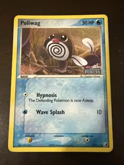 Pokemon Poliwag Unseen Forces 67/115 Reverse Holo Stamped Card - Image 1
