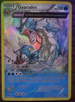 Pokemon Gyarados 21/98 XY Ancient Origins Holo Rare Θ Double HP130 English Card - Image 1