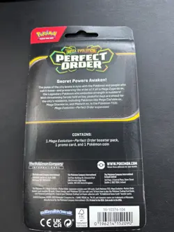 Pokemon TCG Perfect Order Booster Pack Makuhita Promo Card Coin - Image 2