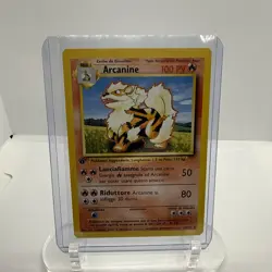 1999 Pokemon Arcanine 1st Edition Non-Holo Italian Card 23/102 WOTC - Image 1