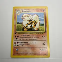 1999 Pokemon Arcanine 1st Edition Non-Holo Italian Card 23/102 WOTC - Image 2