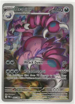 Pokemon TCG Drapion 097/088 Perfect Order Illustration Rare NM Card - Image 1