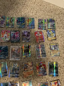 45 Rare EX, GX, V, and VMAX pokemon cards with boxes - Image 3
